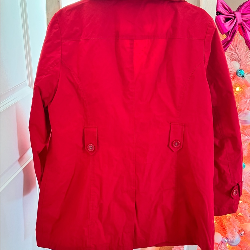 Beautiful Red Rain Jacket ☔️ ♥️ - Picture 3 of 4